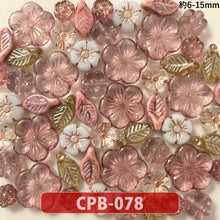 画像をギャラリービューアに読み込む, ビーズ チェコビーズ アソート【売り切りチェコビーズ 約6mm-・在庫限りの早いもの勝ち・画像通り・ペア】【1000円ぽっきり】【チェコ ビーズ福袋】ビーズ チェコ ビーズ手芸 パーツ ガラスビーズ フラワー ハンドメイド 手芸 材料 素材
