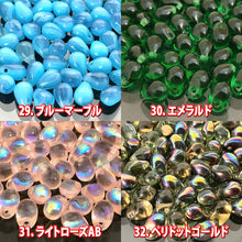 画像をギャラリービューアに読み込む, 2パック分おまとめセット チェコ ビーズ デザイン ティアードロップ ドロップ しずく 約4x6mm (約70個 x2パック) ピアス イヤリング ブレスレット パーツ ハンドメイド 材料 素材
