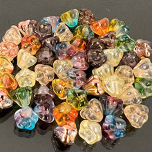 画像をギャラリービューアに読み込む, 【チェコ　ビーズ　デザイン　ミックス】　ベイビーベルフラワー　約5ｘ6mm  (約50個)【チェコビーズ・デザイン・デザインビーズ】
