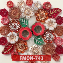 画像をギャラリービューアに読み込む, 【在庫限りの早いもの勝ち・画像通り・ペア・売り切りチェコビーズミックス】【1000円ぽっきり】約6mm-
