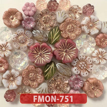 画像をギャラリービューアに読み込む, 【在庫限りの早いもの勝ち・画像通り・ペア・売り切りチェコビーズミックス】【1000円ぽっきり】約6mm-
