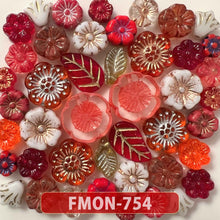 画像をギャラリービューアに読み込む, 【在庫限りの早いもの勝ち・画像通り・ペア・売り切りチェコビーズミックス】【1000円ぽっきり】約6mm-
