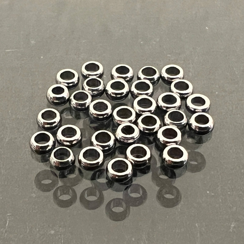 【つぶし玉 サージカルステンレス SUS316 パーツ 金具】 【カラー:ステンレス】 約1.9mm 約27個 アレルギー対応 金属アレルギー対応 ハンドメイドパーツ 手作り おすすめ