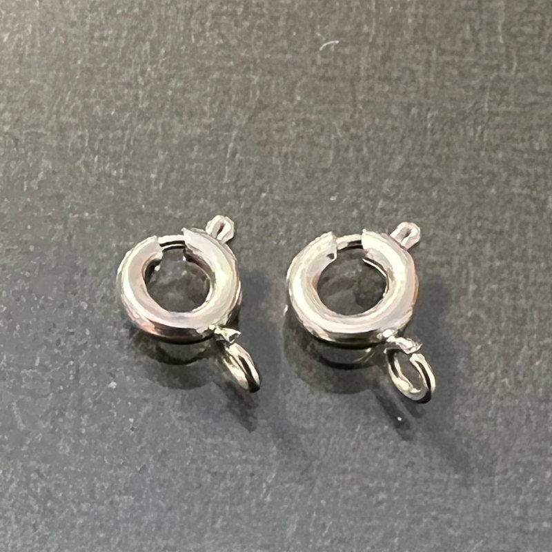 【引き輪 ステンレス SUS304 パーツ 金具】 【カラー:ステンレス】 約5x8x1.5mm 2個 アレルギー対応 金属アレルギー対応 ハンドメイドパーツ 手作り おすすめ