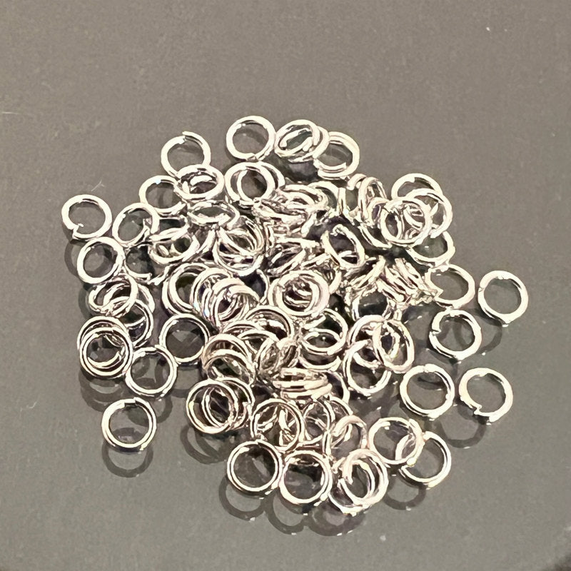 【丸カン ステンレス SUS304 パーツ 金具】 【カラー:ステンレス】 約2.5x0.5mm 約90個 アレルギー対応 金属アレルギー対応 ハンドメイドパーツ 手作り おすすめ