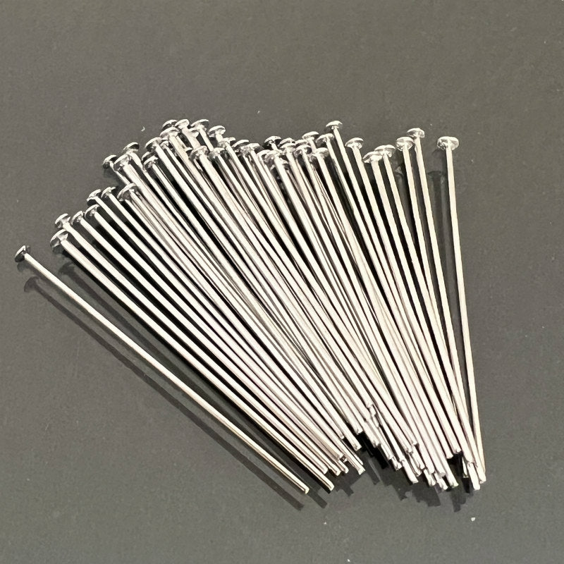 【Tピン ステンレス SUS304 パーツ 金具】 【カラー:ステンレス】 約30x0.6mm 約45本 アレルギー対応 金属アレルギー対応 ハンドメイドパーツ 手作り おすすめ