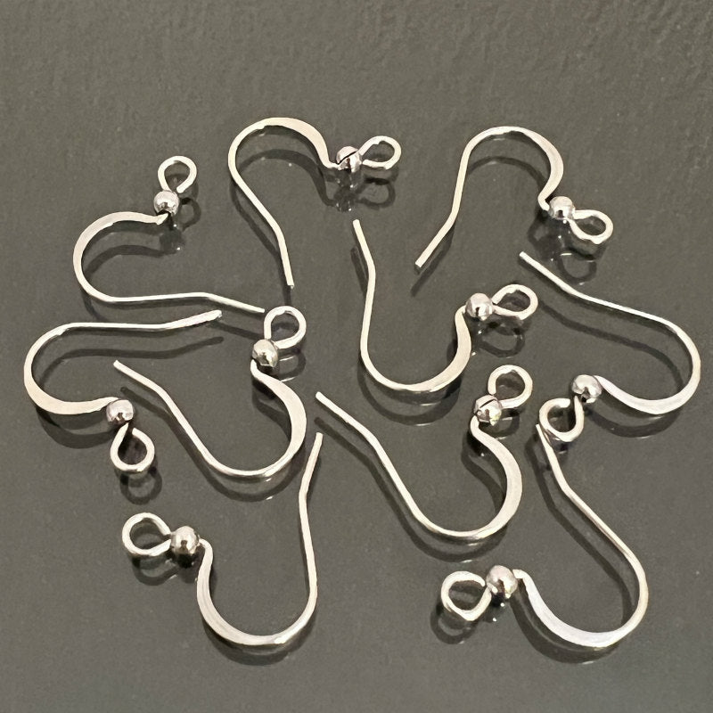【ピアス サージカルステンレス SUS316 パーツ 金具】 【カラー:ステンレス】 約17x15x0.7mm 10個 5ペア アレルギー対応 金属アレルギー対応 ハンドメイドパーツ 手作り おすすめ