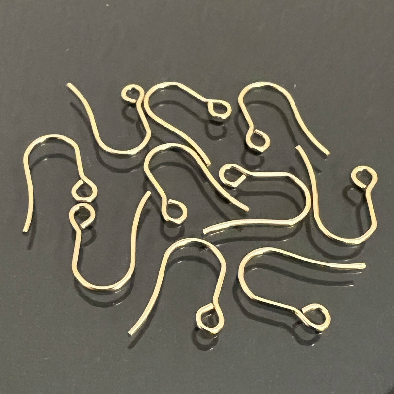 【ピアス サージカルステンレス SUS316 24金メッキ パーツ 金具】 【カラー:ゴールド】 約15x10x0.7mm 10個 5ペア アレルギー対応 金属アレルギー対応 ハンドメイドパーツ 手作り おすすめ