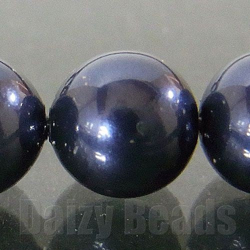 【Daizyクリスタル ビーズ パール #5810】3mm 【ナイトブルー】 50ヶ