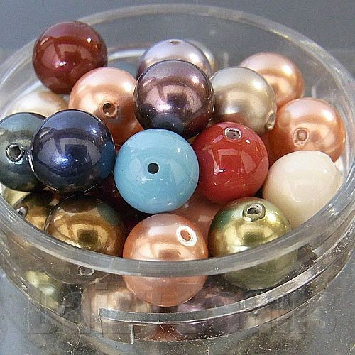 Daizyクリスタル ビーズ パール ミックス 【#5810-6mm ノーマル】　約50ヶ