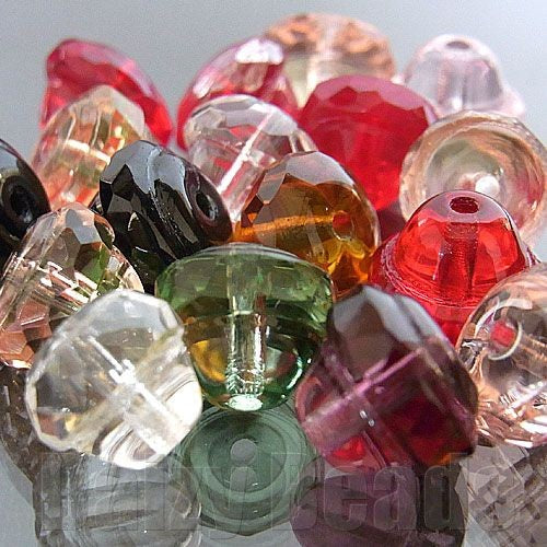 【チェコ　ビーズ　デザイン　ミックス】　ベルカット　約8x10mm  (約12ｇ)【チェコビーズ・デザイン・デザインビーズ】