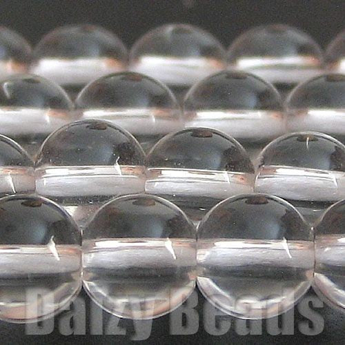 【天然石　パワーストーン　ビーズ】【水晶(天然)】　丸玉　約4-5mm　１連（約４０ｃｍ）