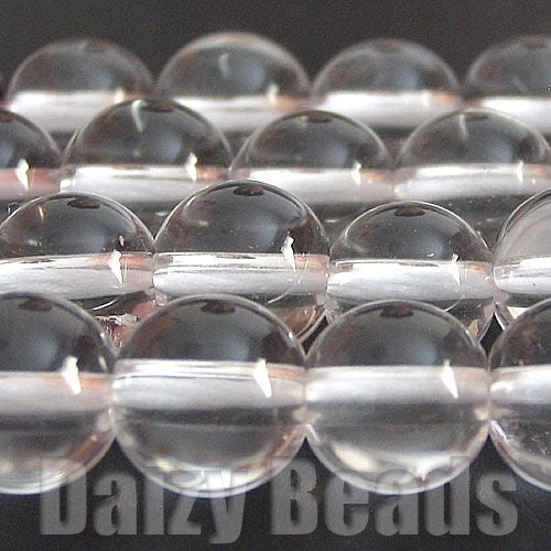【スペシャルゲリラセール50%OFF】【天然石　パワーストーン　ビーズ】【水晶(天然)】　丸玉　６mm　１連（約４０ｃｍ）