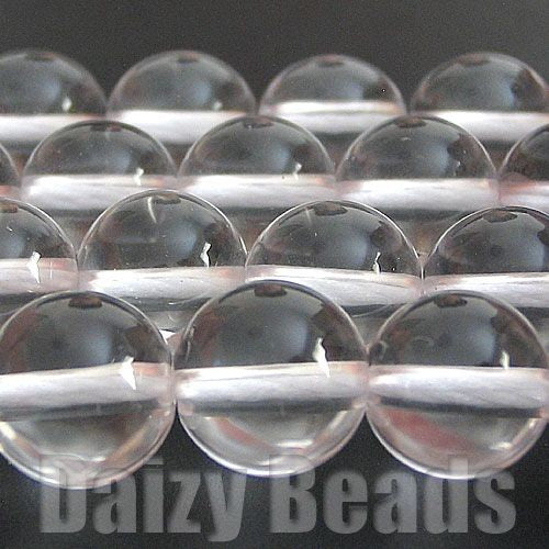 【スペシャルゲリラセール50%OFF】【天然石　パワーストーン　ビーズ】【水晶(天然)】　丸玉　８mm　１連（約４０ｃｍ）