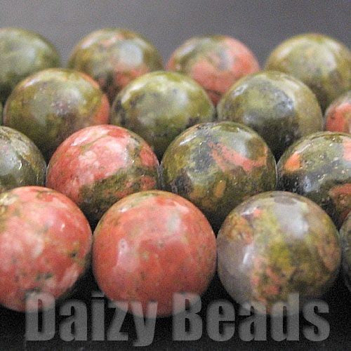 【ユナカイト(天然)】 丸玉 約6mm １連（約38-40cm）【パワーストーン・天然石・ビーズ・天然石ビーズ・パワーストーンビーズ・パワ－スト－ン・パワ-スト-ン】