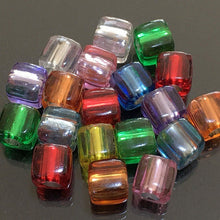 画像をギャラリービューアに読み込む, 【アクリルビーズ】 キューブ 約8mm 約18個 【アクリル・アクリルビーズ・ビーズ・ビーズパーツ・パーツ・アクリルパーツ・プラスチックビーズ】
