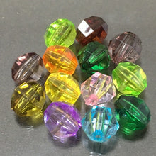 画像をギャラリービューアに読み込む, 【アクリルビーズ】 ラウンドカット 約8mm 約3g（約13個） 【アクリル・アクリルビーズ・ビーズ・ビーズパーツ・パーツ・アクリルパーツ・プラスチックビーズ】
