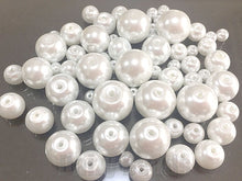 画像をギャラリービューアに読み込む, 【はんぱガラスビーズ】　パールミックス 約4-12mm （約40g）【はんぱ・ビーズ・はんぱビーズ・ガラス・ミックス】
