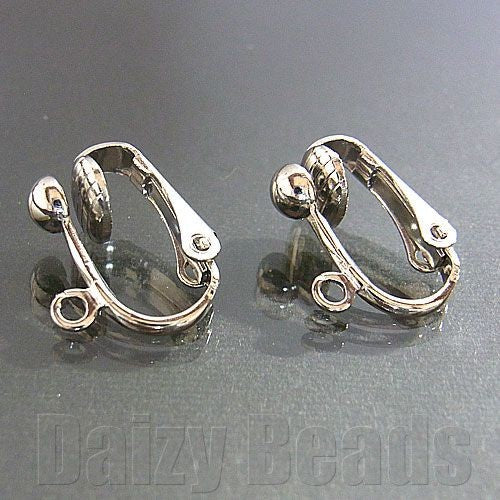 【イヤリング パーツ 金具】 【銀古美】 約12x16mm 1セット【パーツ・アクセサリーパーツ・アクセサリー・金具・アクセサリー金具・ビーズパーツ・アクセサリーパーツ金具】