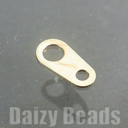 【ダルマカン パーツ 金具】 【ゴールド】 約8x4mm 約15個