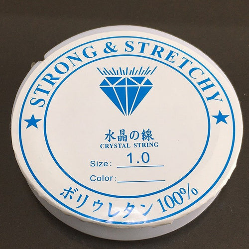 【★透明ゴム『水晶の線』★】 長さ約3m 太さ1.0mm ポリウレタン100%