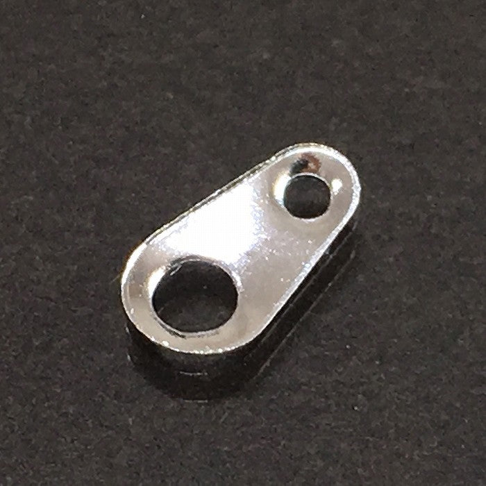 【ダルマカン パーツ 金具】 【ロジウムシルバー】 約7x4mm 約30個【パーツ・アクセサリーパーツ・アクセサリー・金具・アクセサリー金具・ビーズパーツ・アクセサリーパーツ金具】